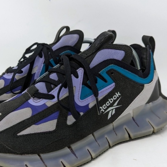 Reebok Zig Kinetica Concept Type 2 Black Teal Mens Training Sneakers FW5736 Sz 9 - Picture 3 of 6